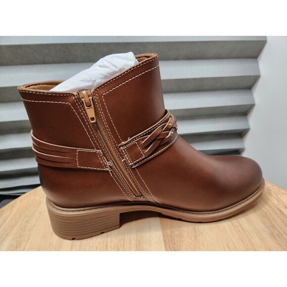 Clarks Hearth Kaylie Women’s Boots – Size 10 Side Zip Ankle Booties - Picture 6 of 11